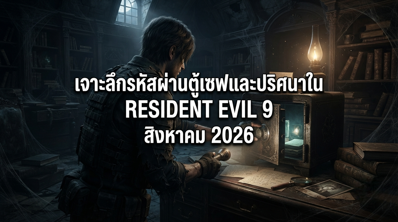 เจาะลึกรหัสผ่านตู้เซฟและปริศนาใน Resident Evil 9 สิงหาคม 2026