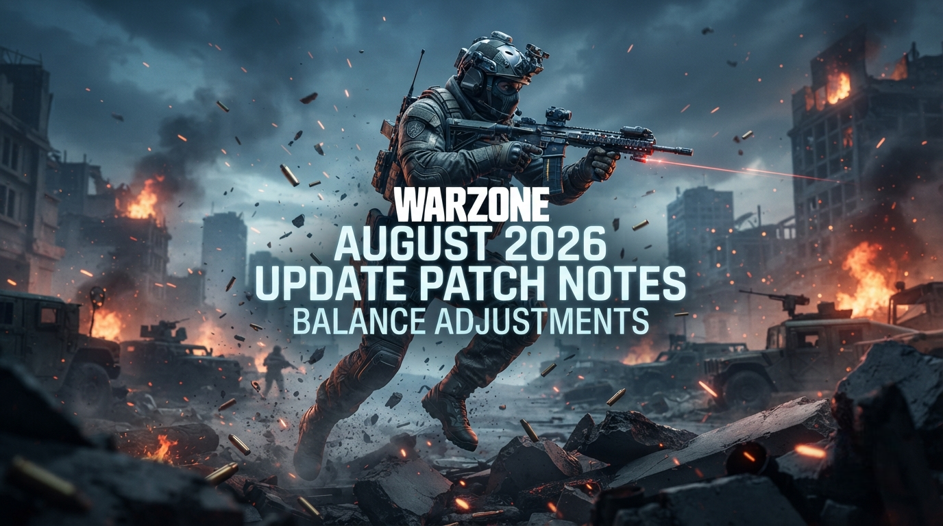 Warzone August 2026 Update Patch Notes: Balance Adjustments