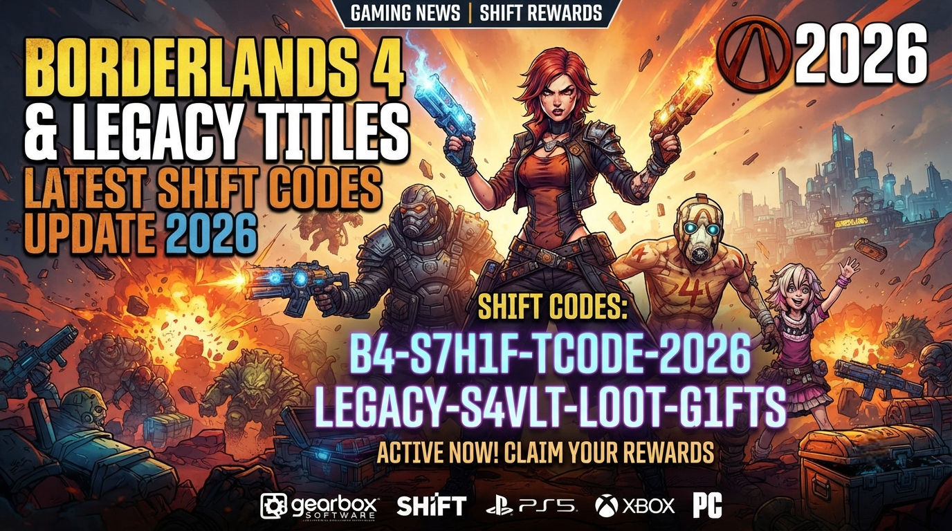 รวม Shift Codes Borderlands 4 และภาคเก่า อัปเดตล่าสุด 2026